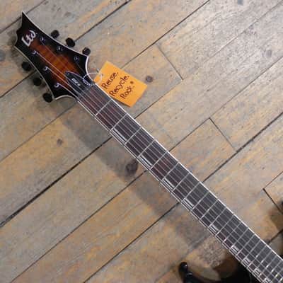 ESP LTD H-200 FM Dark Brown Sunburst image 2