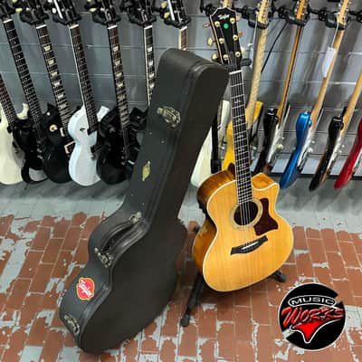 Taylor 614 Ce Grand Auditorium Natural Spruce Top Flamed Maple Back And S ID Es image 4