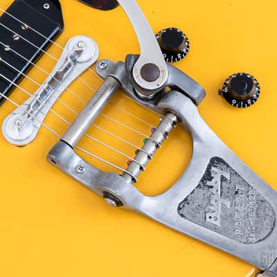 1996 Orville Les Paul Junior Double Cut LPJ-D65 TV Yellow w/ Bigsby B7, Gibson-Licensed Japan image 9