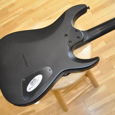 SCHECTER Damien 6 LH SBK Satin Black / Left Handed / Damien-6 / WI21100610 imagen 10