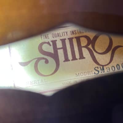 Vintage 1980 Shiro F-Style Mandolin MIJ Sunburst w/ Hard Case image 23