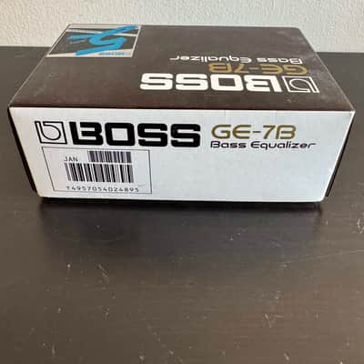 Boss GE-7B Bass Equalizer (1987) - Black Label - Made in Japan - Excellent ! image 11