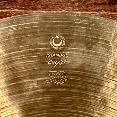 14" Istanbul Agop 30th Anniversary Hi-Hat Cymbal Pair 712g/720g *Video Demo* image 10