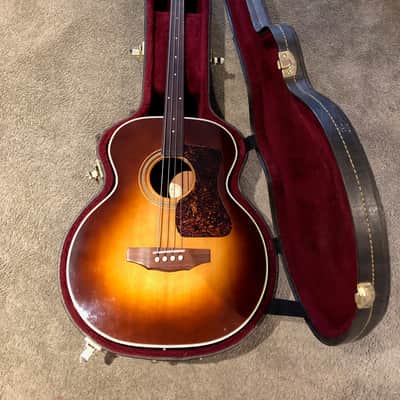 Guild B30E Fretless Acoustic Bass 1996 Tobacco Sunburst image 1