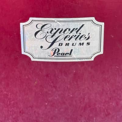 Pearl Export Series 13x11 Rack Tom Wine Red w/ Mount – Good Condition image 2