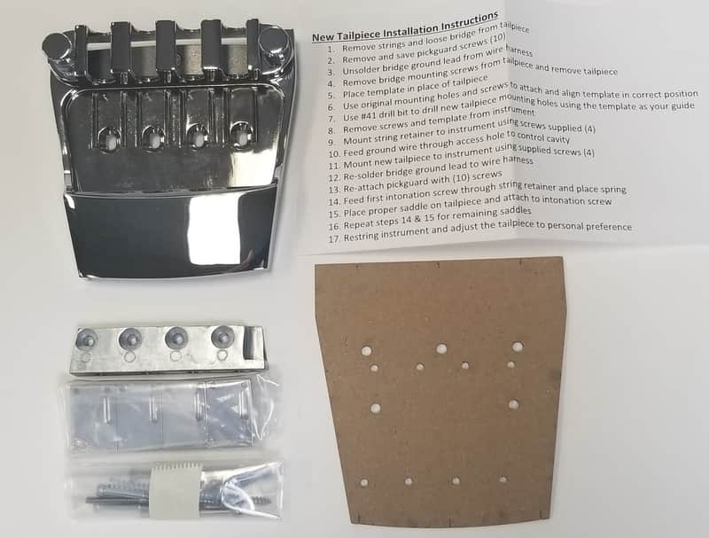 Genuine Rickenbacker Bass Tailpiece/Bridge 4003v2 | Reverb
