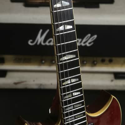 Yamaha SG-1500, Made in Japan 1980s - Persimmon Red image 4