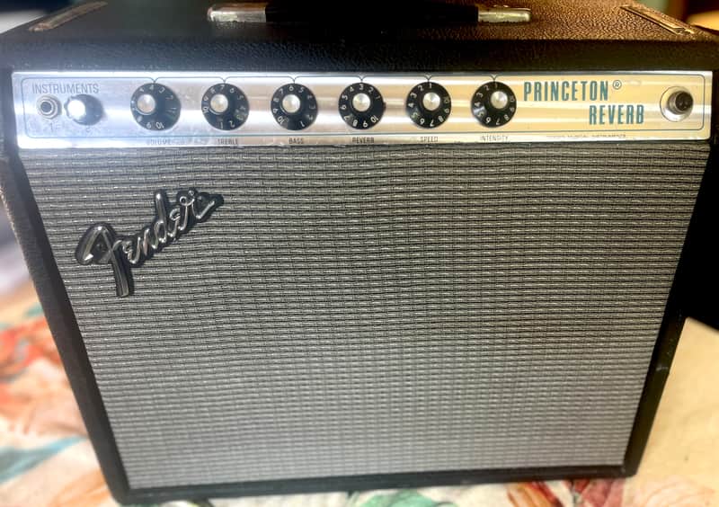 FENDER PRINCETON REVERB SILVERFACE 1970's - ONE OF A KIND image 1