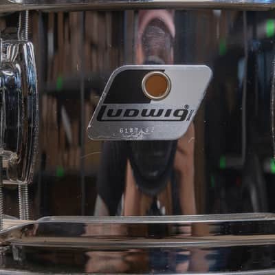 1990s Ludwig 5x14 LR-717 Rocker Snare Drum image 5