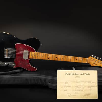 2022 Haar Trad T - Aged Black | Custom Telecaster SH Pickups Kloppmann Amber Relic 3.2kg | CoA Case image 1