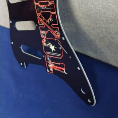 Toxin Band Logo Custom Printed Stratocaster 11-Hole Pickguard RARE image 4