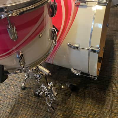 Pearl Vision Birch 5 Piece Shell Pack - White/Pink Swirl image 7