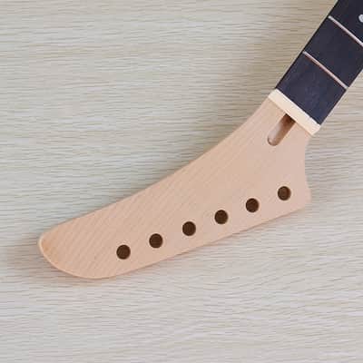(DHL5-7 Day Delivery) 22 Fret 6 String Maple Banana electric guitar Neck - T shaped image 2