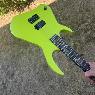 Kiesel Kiesel Kyber Left handed Black Limba. Royal ebony acid green lh lefty 2026 image 22
