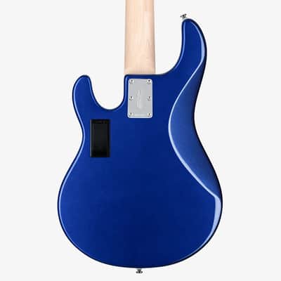 Sterling by Music Man Stingray Ray5 HH Bass Guitar - Cobra Blue image 2