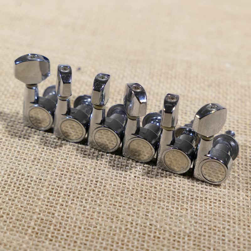 Tuners Chrome, Genuine 2000 Squier Stratocaster Standard Same Day Shipping #DT11 image 1