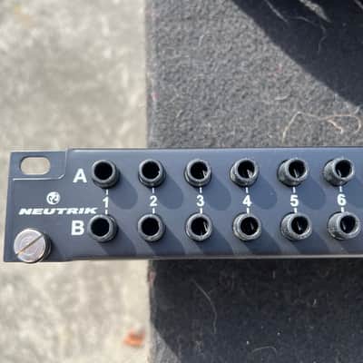 Neutrik 24 - 48  Patchbay Patch Bay with 3 TRS 1/4" Snakes image 2