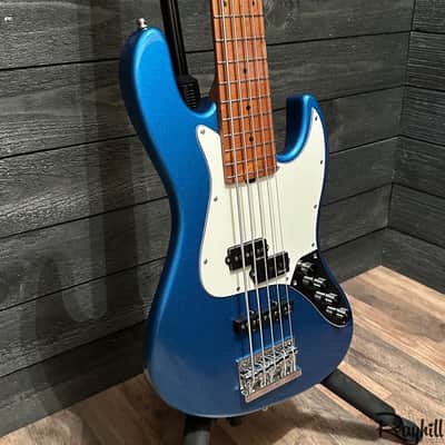 Sadowsky 2023 SMX MetroExpress Hybrid PJ 5-String Blue Electric Bass Guitar image 2