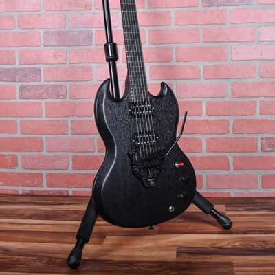 Gibson SG CM Black Limited Edition Satin Ebony FRX Floyd Rose 2016 w/Gator Softshell Case image 5