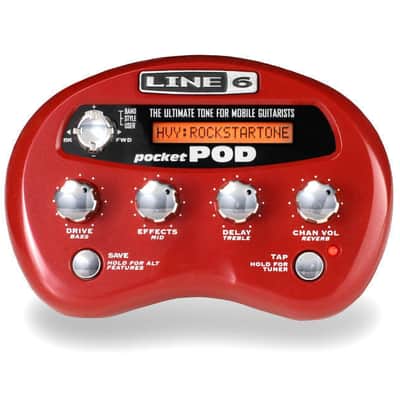 Line 6 Pocket Pod - Guitar Amp Modelling & Effect Processor -- No USB cable Included image 1