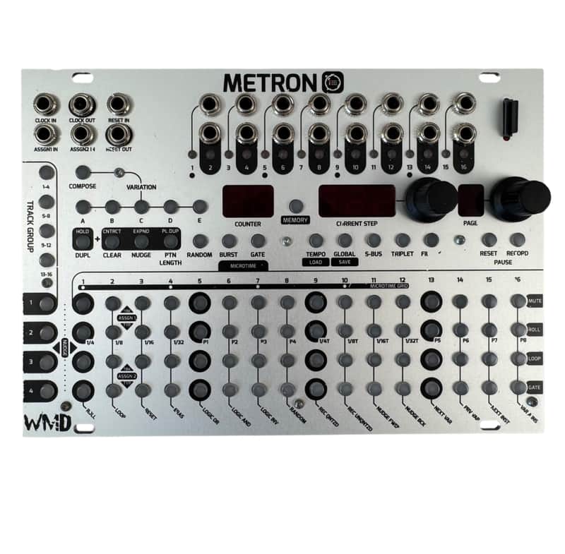 WMD METRON SILVER PANEL V1 : USED : [DETROIT MODULAR] image 1