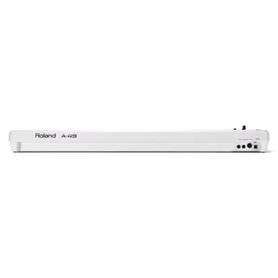 Roland A-49 49-Key MIDI Keyboard Controller, White image 2