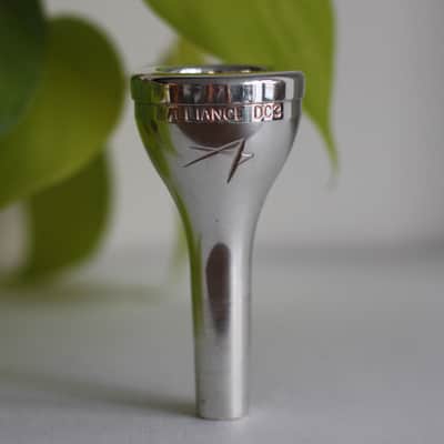 Alliance DC3 Large Shank Euphonium Mouthpiece - Silver Plated image 1