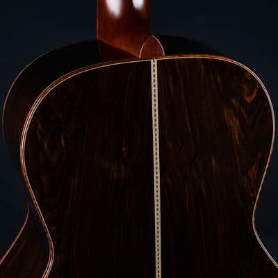 Santa Cruz H13 Custom African Blackwood and Fort Ross Chapel Redwood with Snakewood Inlays NEW image 21