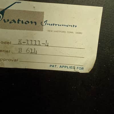 Ovation K1111 1968 Natural image 7
