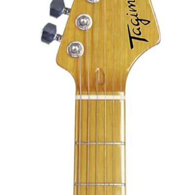 Tagima Model TG530-SG Double Cutaway Electric Guitar in Surf Green Finish image 3