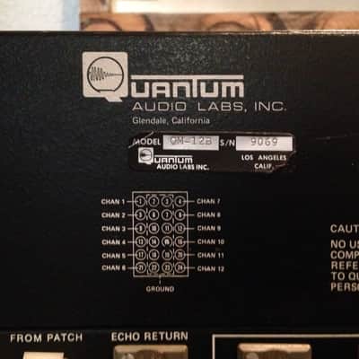 Vintage Quantum Audio Labs, Inc. QM-12B Mixing Console w/ Jensen Transformers image 10