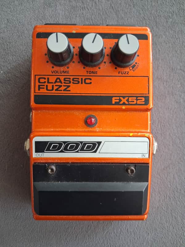 DOD Classic Fuzz FX52 Pedal Orange *** FREE SHIPPING ***