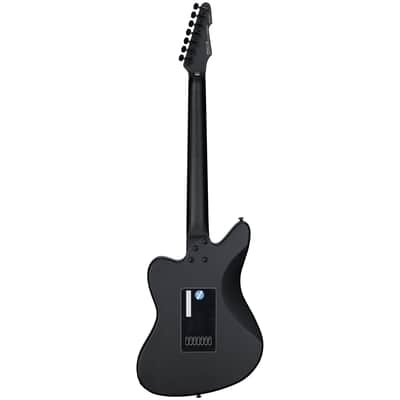 ESP LTD Alex Wade XJ Baritone Electric Guitar (with Case), Black Satin image 6