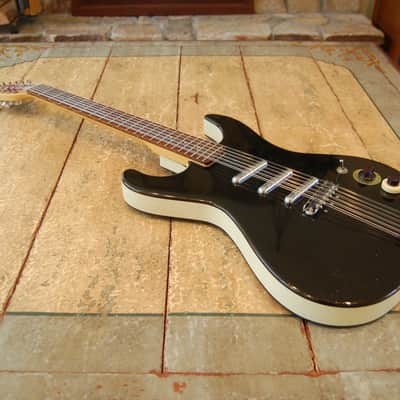 Danelectro Hodad Electric 12 String w/ Waterslide Guitars Baritone Rubber Bridge Conversion - Mosrite Body Early 2000s - Soft Case Included image 1