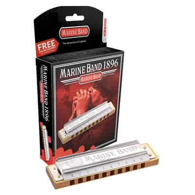 Hohner 1896BX-G Marine Band 1896 Classic Harmonica - Key of G