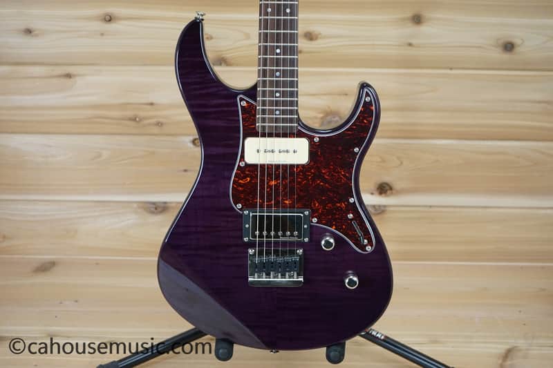 Yamaha PAC611HFM Pacifica - Trans Purple image 1