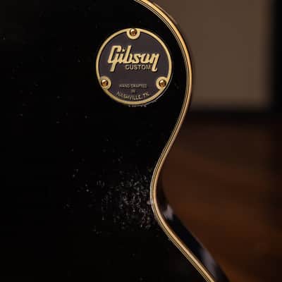 Gibson Custom Shop Murphy Lab 1957 Les Paul Custom Reissue 3-Pickup Bigsby Light Aged Electric Guitar 2023 - Ebony image 11