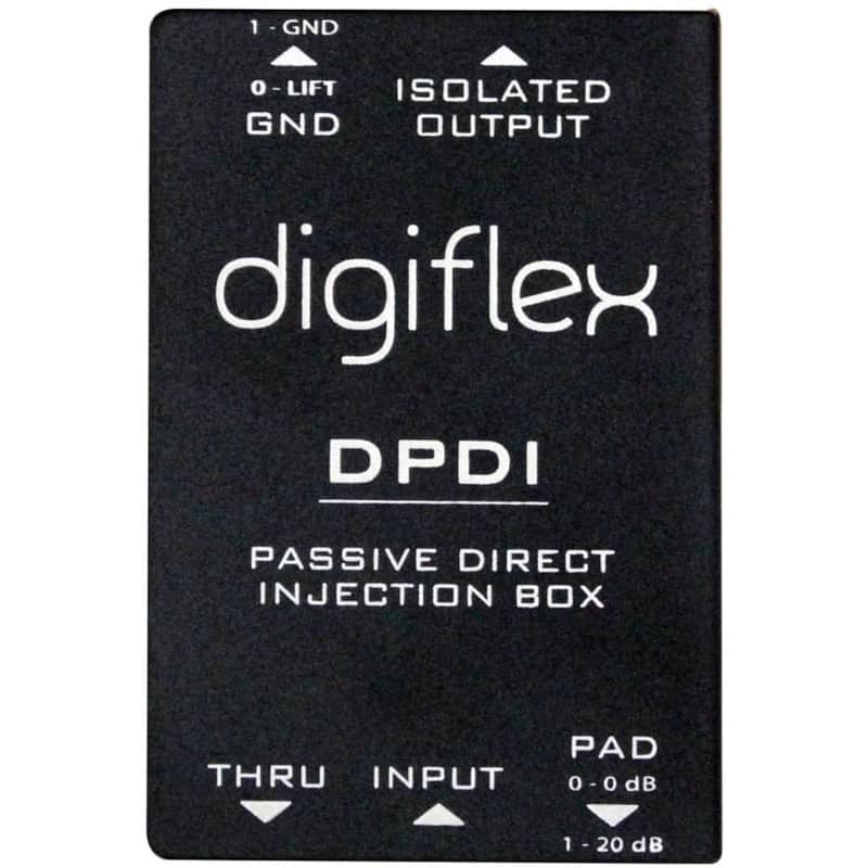 Digiflex DPDI Passive Direct Box DI - Black image 1