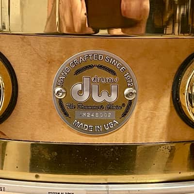 DW Snare drum Edge 13"x5,5" 1998 - Gold image 5