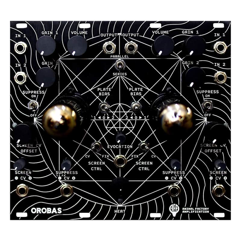 Animal Factory Amplification Orobas II (MK2) Eurorack Dual Valve VCA Module (EF86/6J32P Edition) image 1