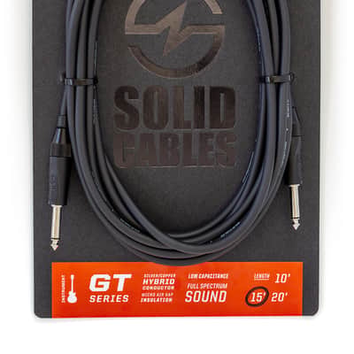 Solid Cables GT Instrument Cable Nera Black 15' image 1