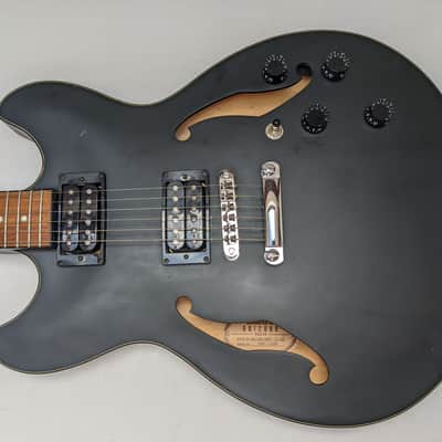 Ibanez AS73B-BKF Artcore - 2009 - Flat Black - Setup - New Strings - image 2