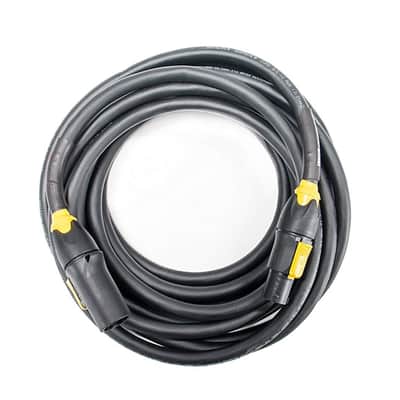 Elite Core Genuine Neutrik | PowerCON True1 Male to Female | 12 AWG Extension Cable | 50' Ft | PC12-TFTM-50 | Made in the USA image 2