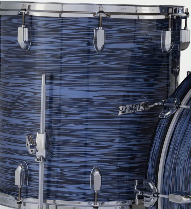 Pearl President Series Deluxe 14x14" Ocean Ripple Floor Tom Drum w/Legs Wrap #767 | NEW Authorized Dealer image 1