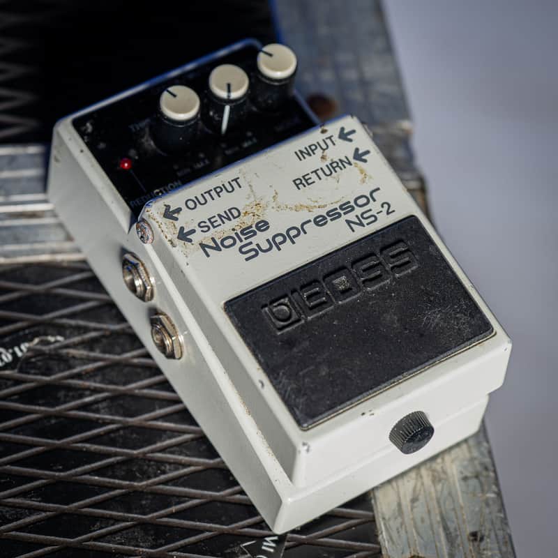 Boss NS-2 Noise Supressor Ex John Squire STONE ROSES White 2000 image 1