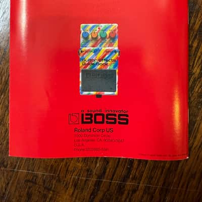 Boss Guitar Effects Guide Book Vol. 7 (mid-1990s) image 2