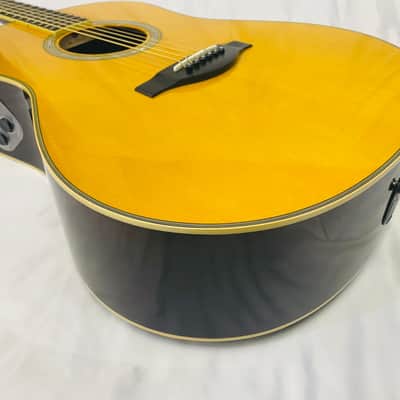 YAMAHA LL-TA VT TransAcoustic Guitar Vintage Natural - Excellent Condition image 7