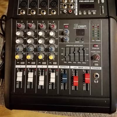 PMX402D-USB 4 Channel Professional Powered DJ  Mixing Amplifier image 1