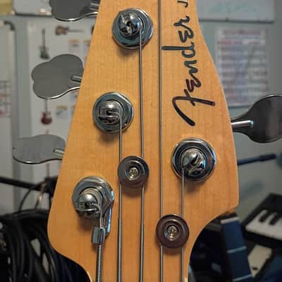 Fender American Elite Jazz Bass V with Ebony Fretboard 2016 - 2019 - Ocean Turquoise image 4