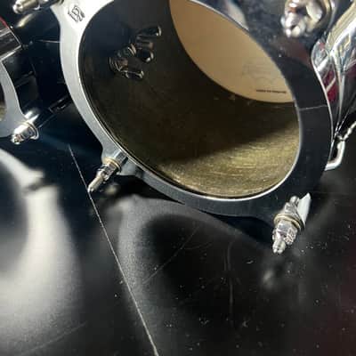 L.P. Latin Percussion Black Fiberglass Bongos w/Deluxe Case image 9